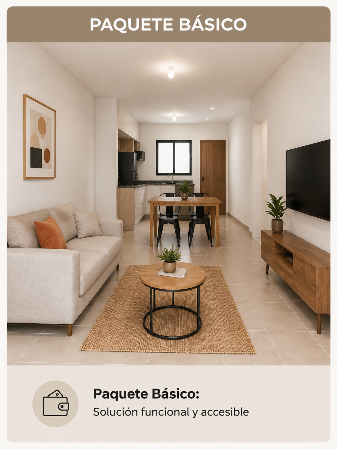 Paquete Básico de remodelación de apartamento