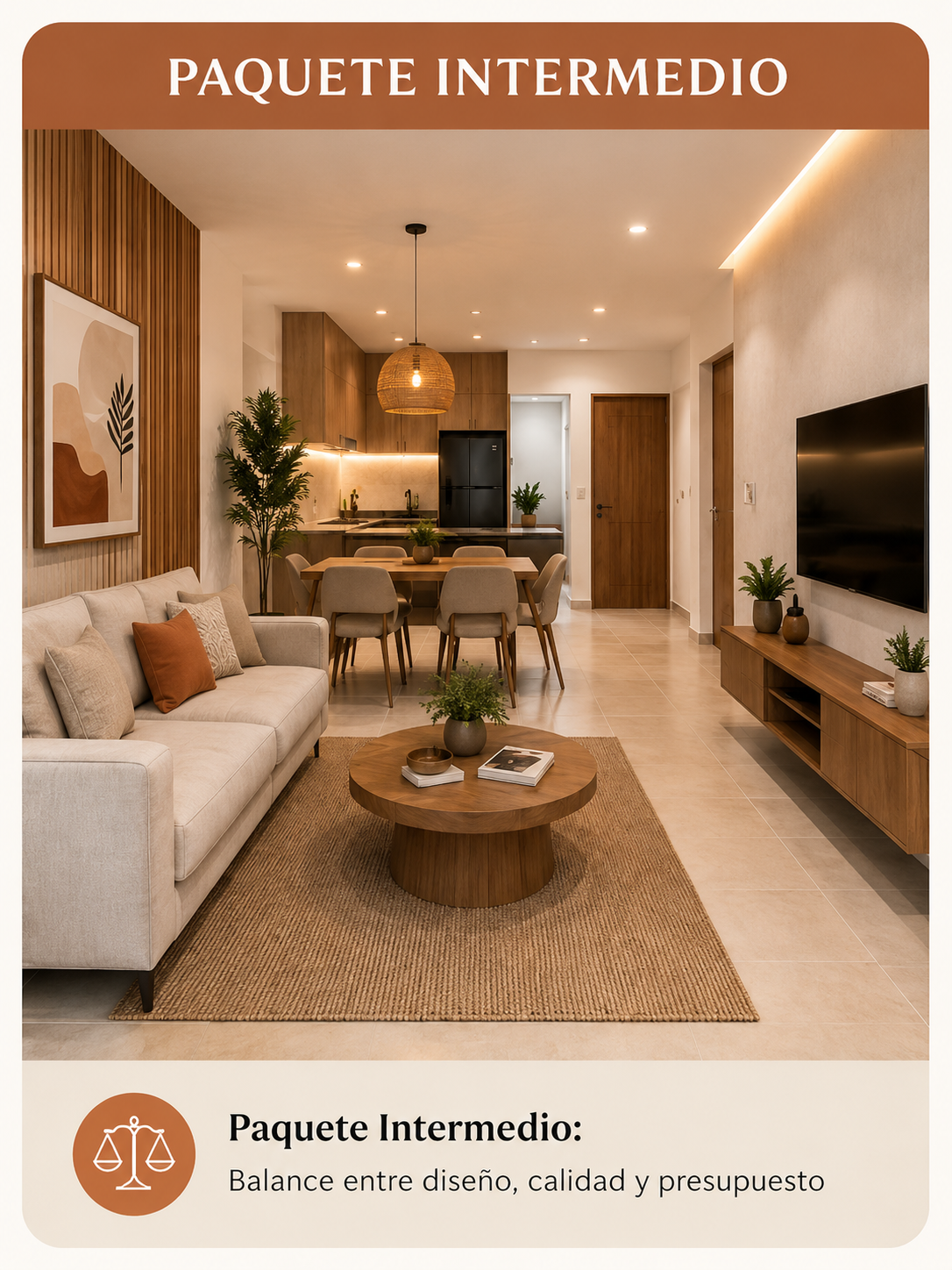 Paquete Intermedio de remodelación de apartamento
