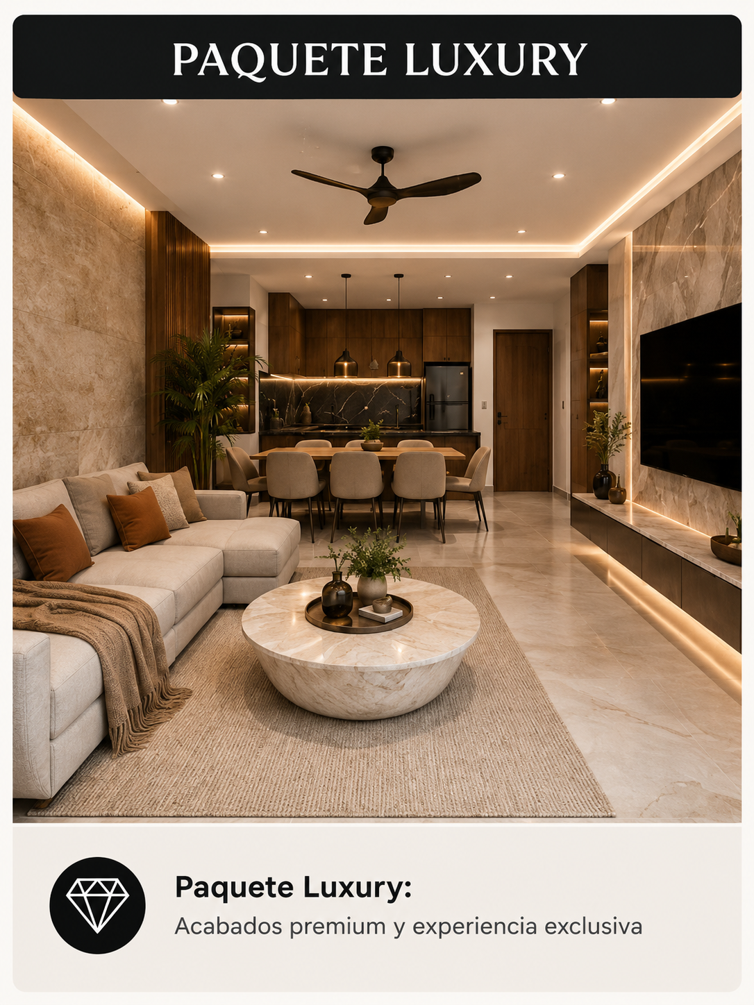 Paquete Luxury de remodelación de apartamento